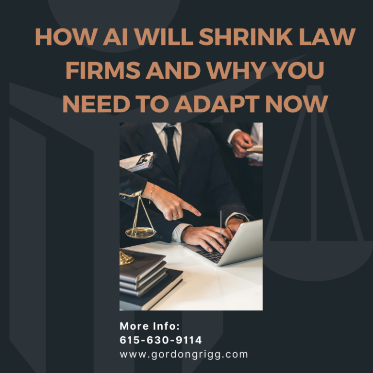How AI Will Shrink Law Firms and Why You Need to Adapt Now